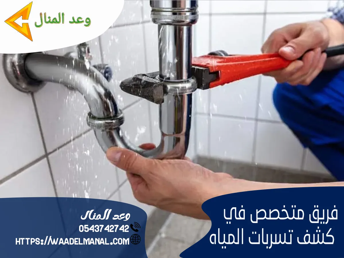 فريق متخصص في كشف تسربات المياه