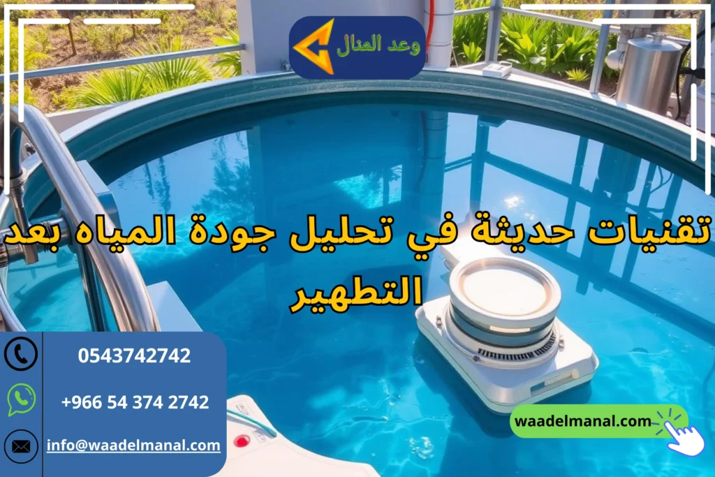 تقنيات حديثة في تحليل جودة المياه بعد التطهير