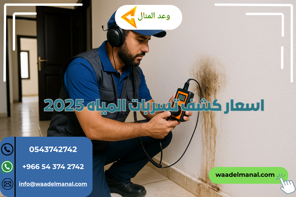 أسعار كشف تسربات المياه 2025