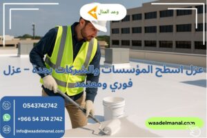 عزل اسطح المؤسسات والشركات بجدة
