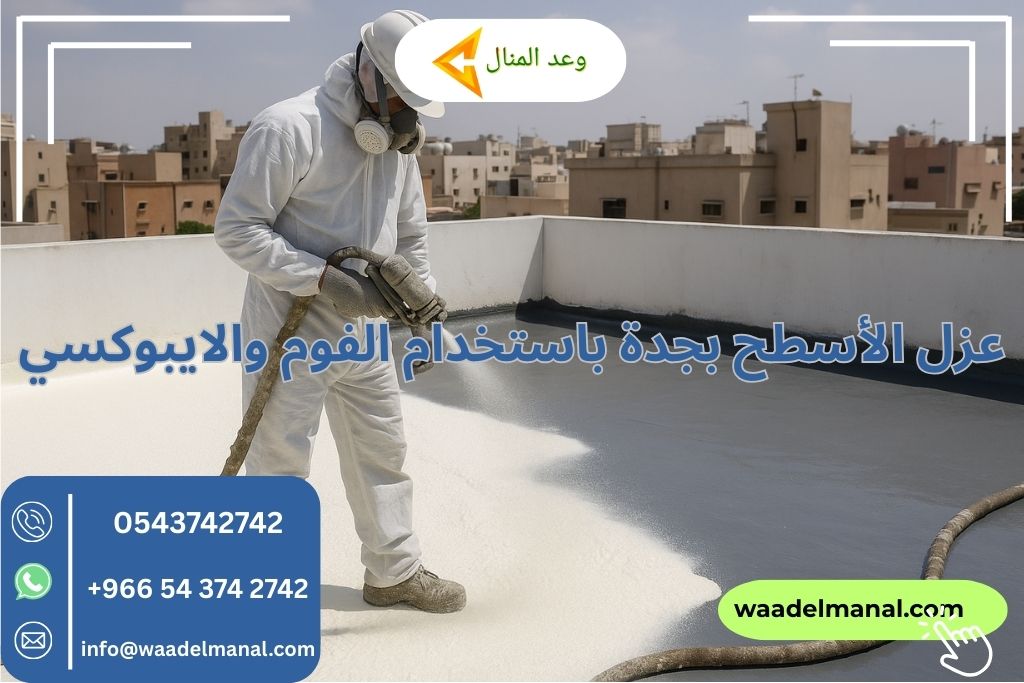 عزل الاسطح بجدة باستخدام الفوم