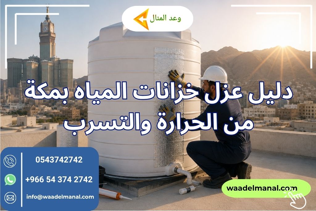 دليل عزل خزانات المياه بمكة من الحرارة والتسرب